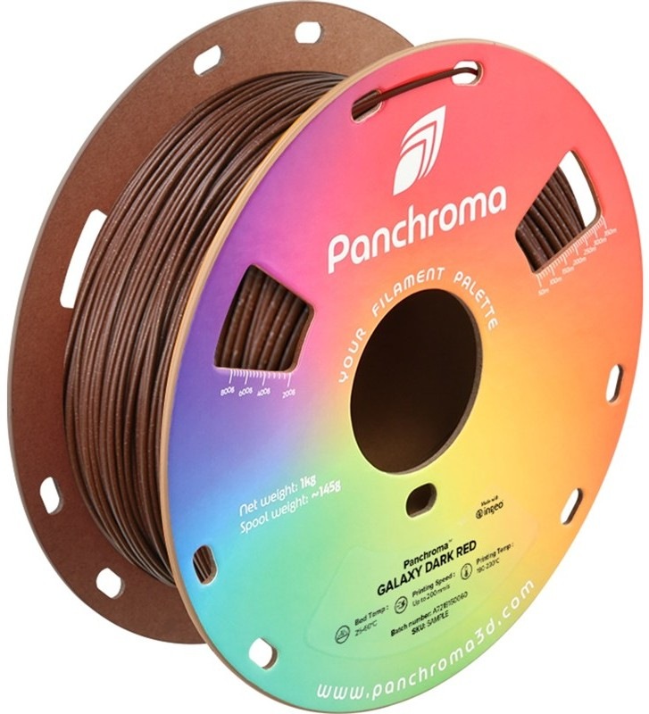 Filament Polymaker Panchroma PLA Galaxy červenej farby