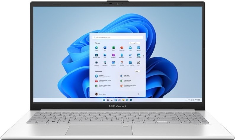 Notebook Asus Vivobook Go 15, strieborná farba