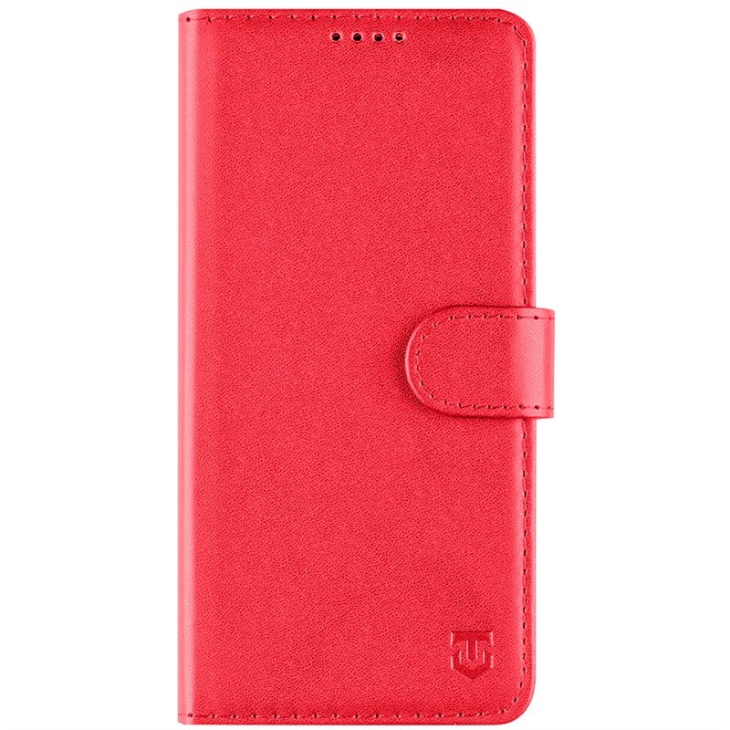 Puzdro na mobil flipové Tactical Field Notes na Xiaomi Redmi Note 13 Pro+ 5G červená