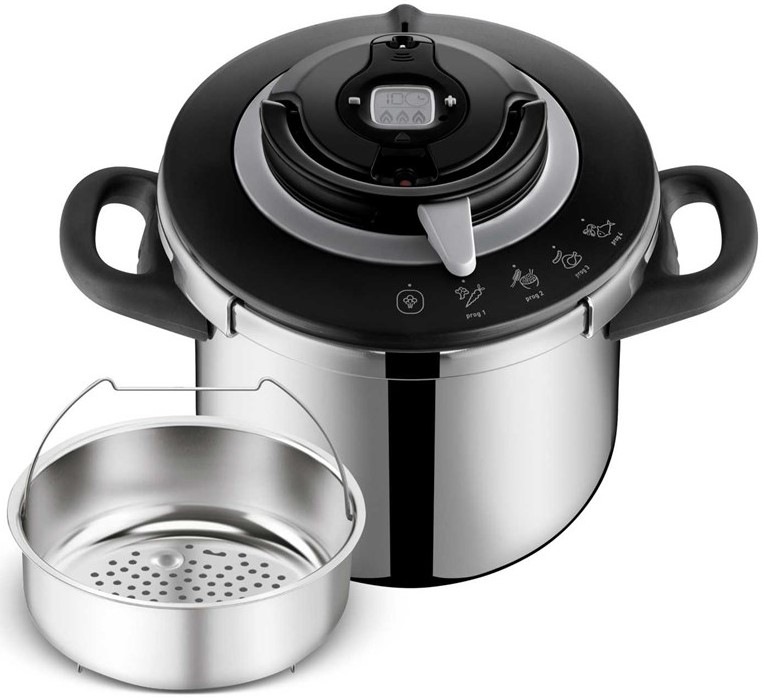 Tlakový hrniec Tefal Clipso+ CHEF P4551431, 8 l nerez