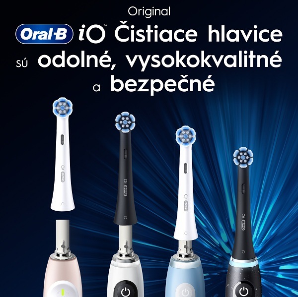 Náhradné hlavice Oral-B iO Ultimate Clean White (4 ks) biela