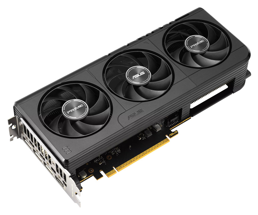 Grafická karta Asus PRIME GeForce RTX 5060 8GB OC čierny Grafická karta Asus Prime GeForce RTX 5060 OC 8G s trojitým ventilátorovým chladením v čiernej farbe