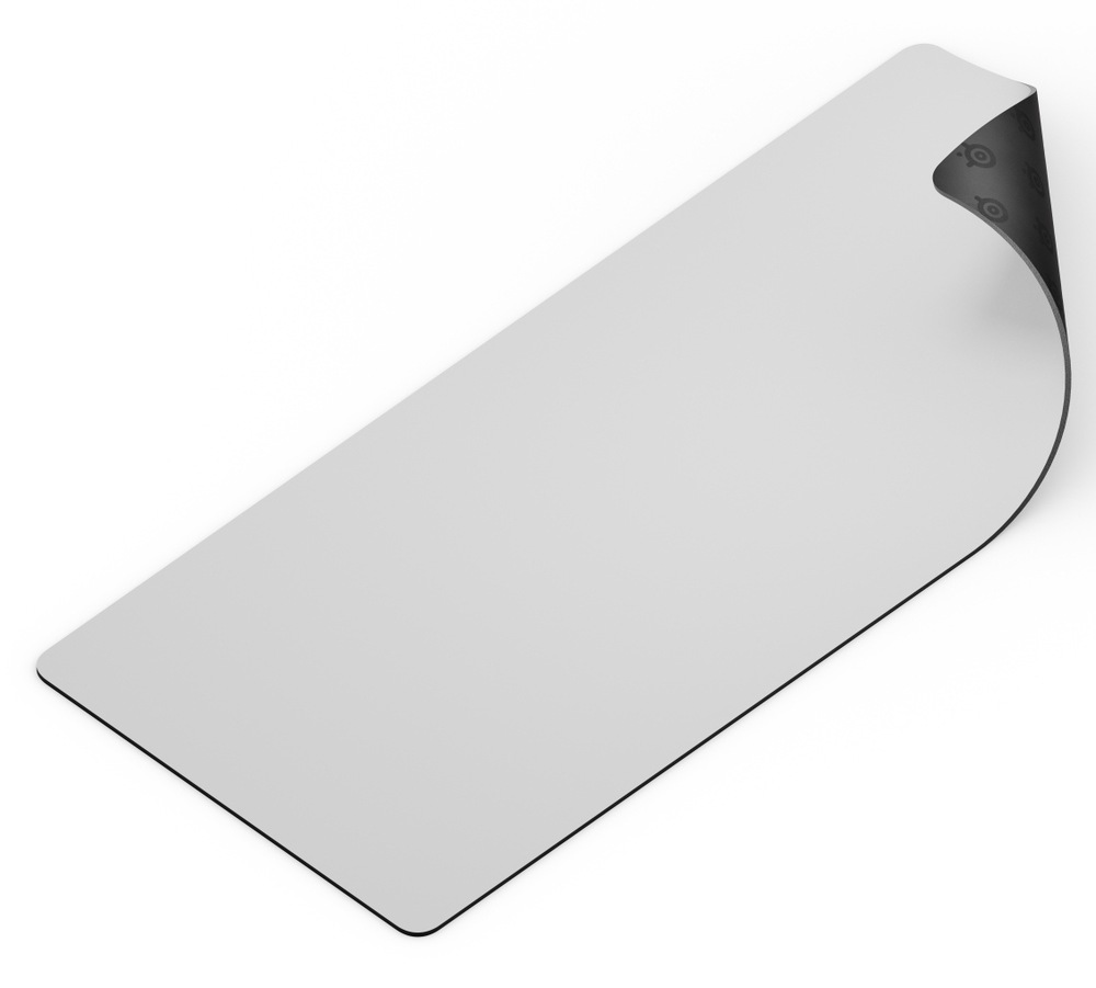 Podložka pod klávesnicu a myš SteelSeries QcK Heavy vo veľkosti XXL a bielej farbe