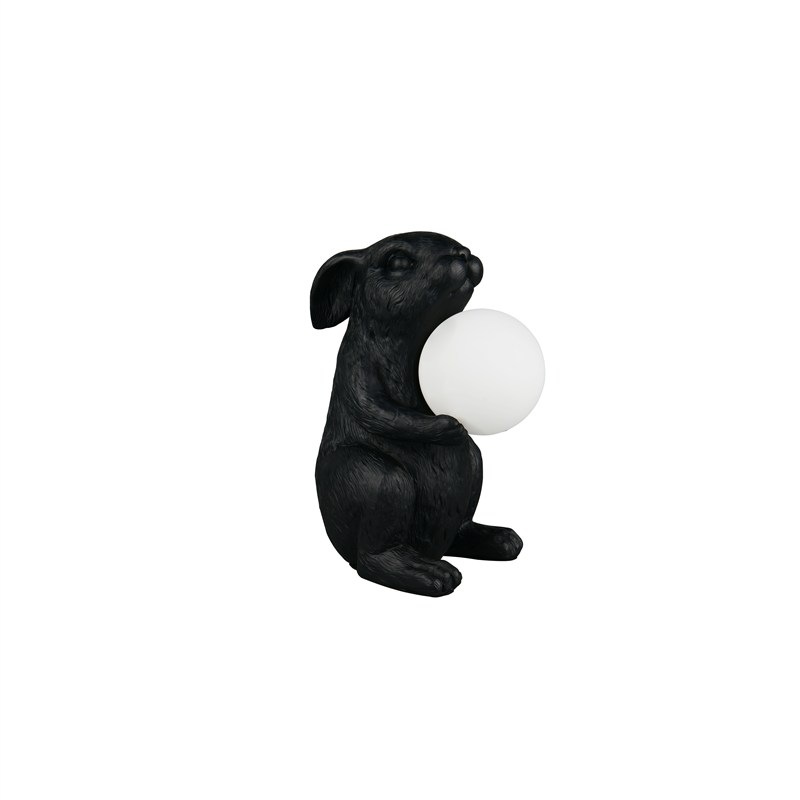 Stolná lampa Reality RABBIT Table lamp čierna