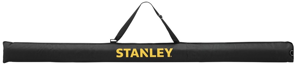 Taška Stanley na vodováhy STAFMHT436851, pohľad spredu, čierna s nastaviteľným popruhom.