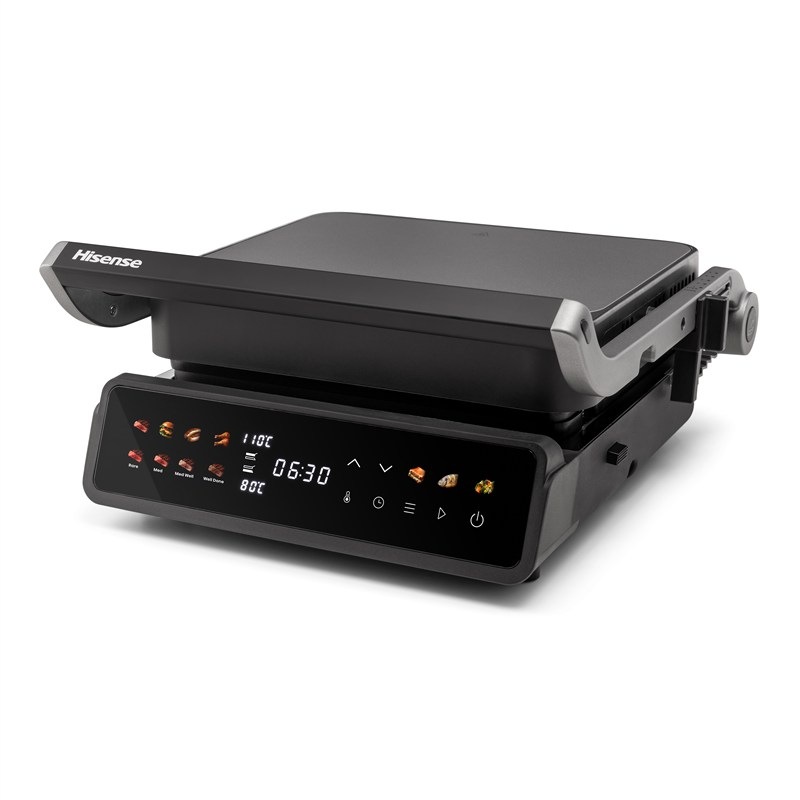 Gril Hisense HCG2000D, čierna/strieborná farba