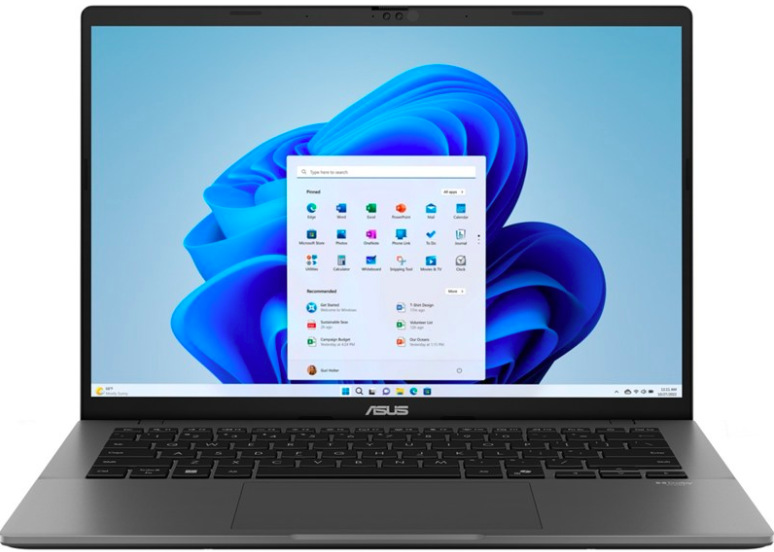 Sivý notebook ASUS Vivobook S14 M3407KA-OLED020W s 14″ OLED displejom