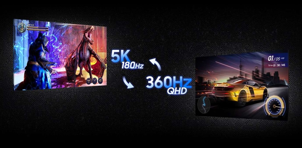 Herný monitor Samsung Odyssey G8 (G80HF) čierny Samsung Odyssey G8 (G80HF) ponúka dva režimy