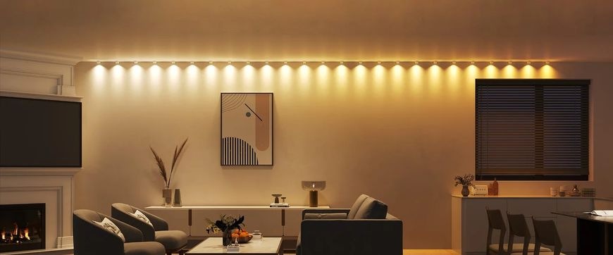Bodové svietidlo Govee RGBIC LED String Downlights, 5m biele