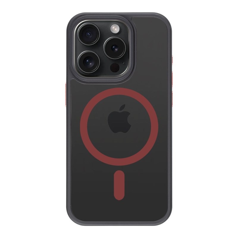 Kryt na mobil Tactical MagForce Hyperstealth 2.0 na Apple iPhone 15 Pro čierny/červený