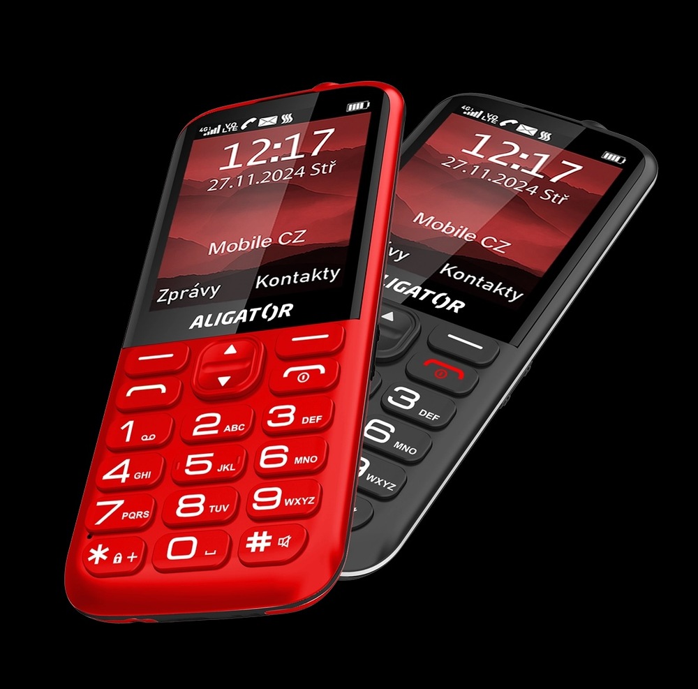 Mobilný telefón Aligator A930 4G červený Mobilný telefón Aligator A930 4G červený