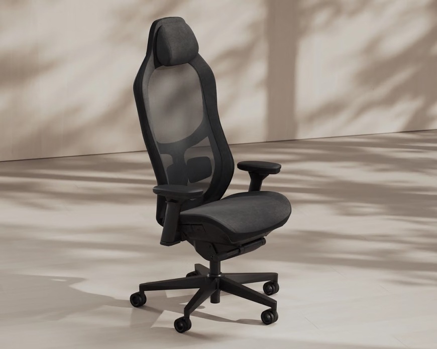 Herná stolička FRACTAL DESIGN Refine 2 Hybrid Dark čierna Herná stolička FRACTAL DESIGN Refine 2 Hybrid Dark so sieťovaným operadlom a čalúneným sedákom