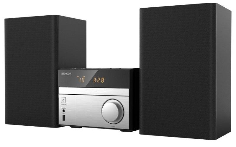 Mikro HiFi systém Sencor SMC 4300BR čierna/strieborná