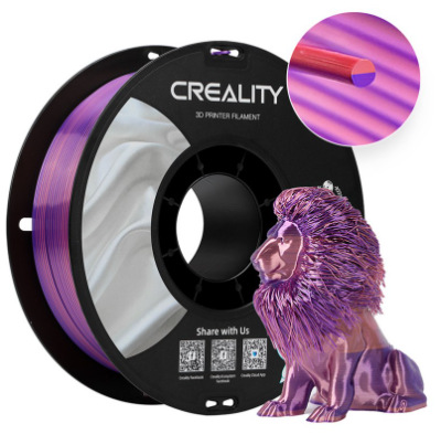 Tlačová struna (filament) Creality CR-Silk PLA 1kg ružový/fialový
