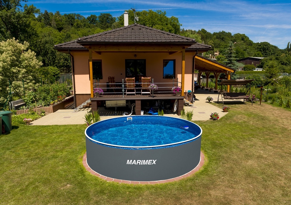 Bazén kruhový Marimex Orlando 4,57 x 1,07 m sivý Bazén kruhový Marimex Orlando 4,57 x 1,07 m sivý