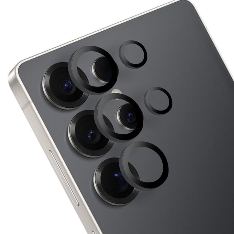 Ochranné sklo šošovky fotoaparátu Obal:Me Lens Protector na Samsung Galaxy S25 Ultra čierne