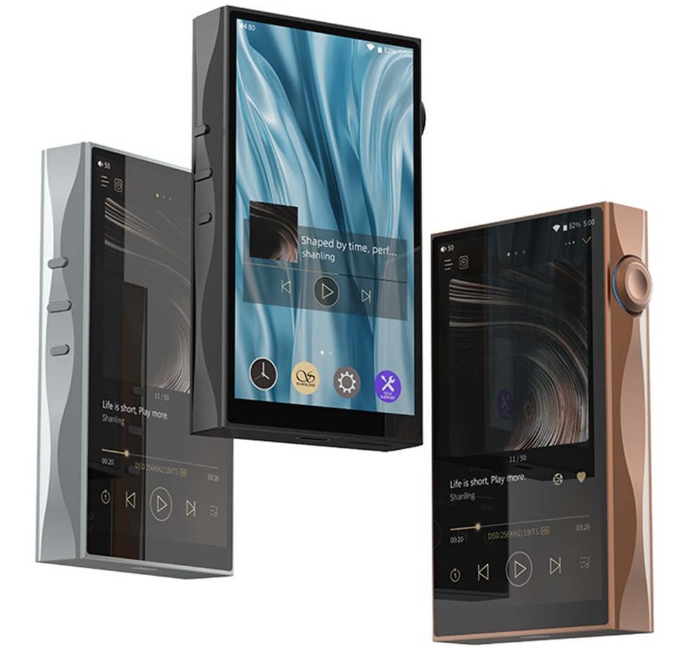 HiFi prenosný digitálny prehrávač Shanling M3 Plus sivý Digitálny prehrávač Shanling M3 Plus tri farebné varianty
