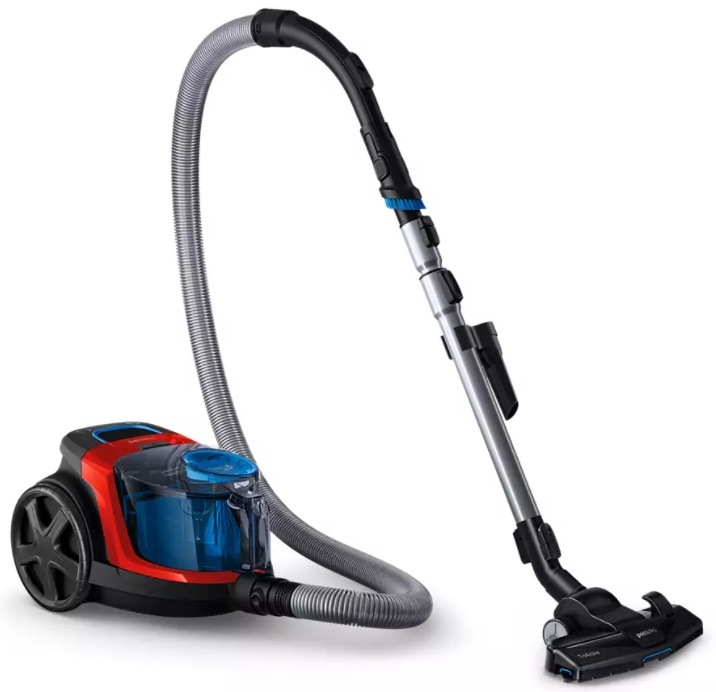 Podlahový vysávač Philips PowerPro Compact FC9330/09 červený/modrý