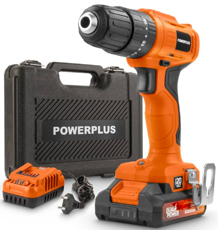Aku vŕtačka Powerplus POWDPO1110 (s batériou)