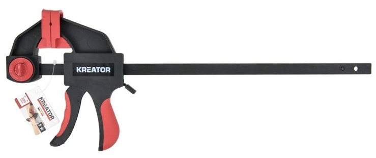 Svorka Kreator s rozpätím 300 mm, pevný tlak až 60 kg