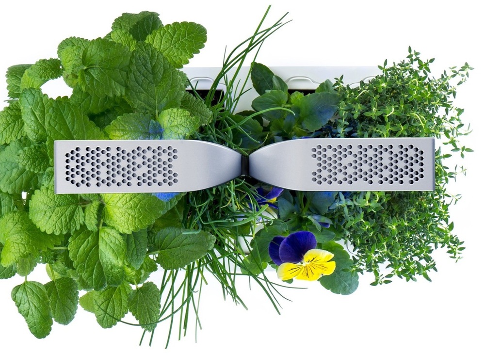 Inteligentný kvetináč Véritable SMART biely Chytrý kvetináč Véritable SMART s LED osvetlením z hornej strany