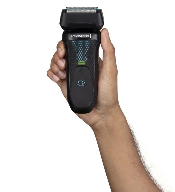 Holiaci strojček Remington F6000 F6 Style Series Aqua Foil Shaver čierny/modrý