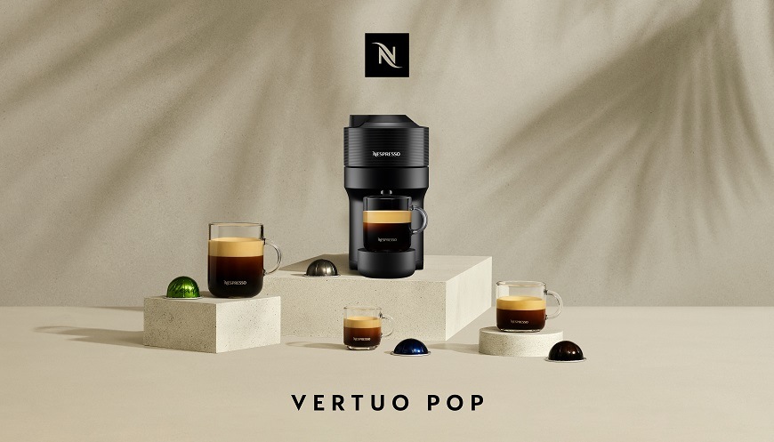 Kapsulový kávovar De'Longhi Nespresso Vertuo Pop ENV90.B čierny Kapsulový kávovar De'Longhi Nespresso Vertuo Pop ENV90.B čierny