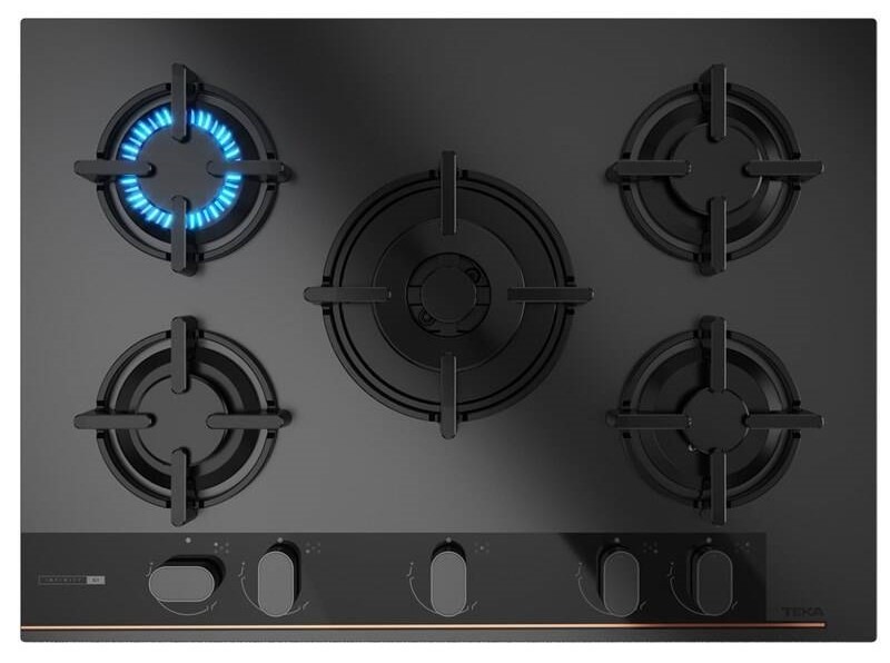 Plynová varná platňa Teka G1 INFINITY GBC 75-G1 GB čierna