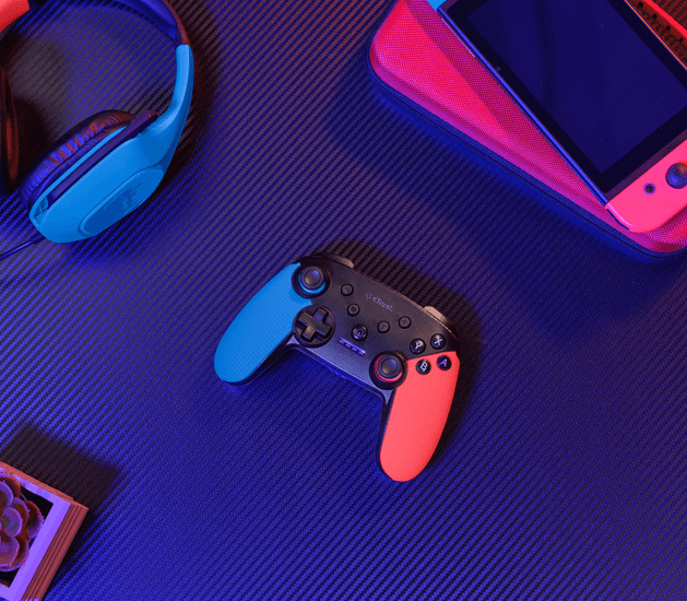 Gamepad Trust GXT 1246B Muta pro Nintendo Switch červený/modrý TRUST GXT 1246B Muta pre Nintendo Switch, modrá