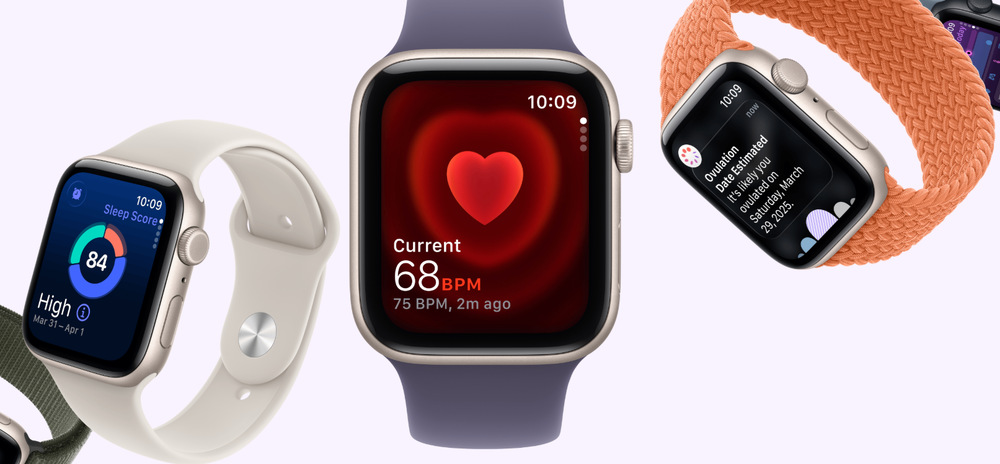 Inteligentné hodinky Apple Watch SE 3 GPS + Cellular 44mm temne atramentový hliník - temne atramentový športový remienok - M/L