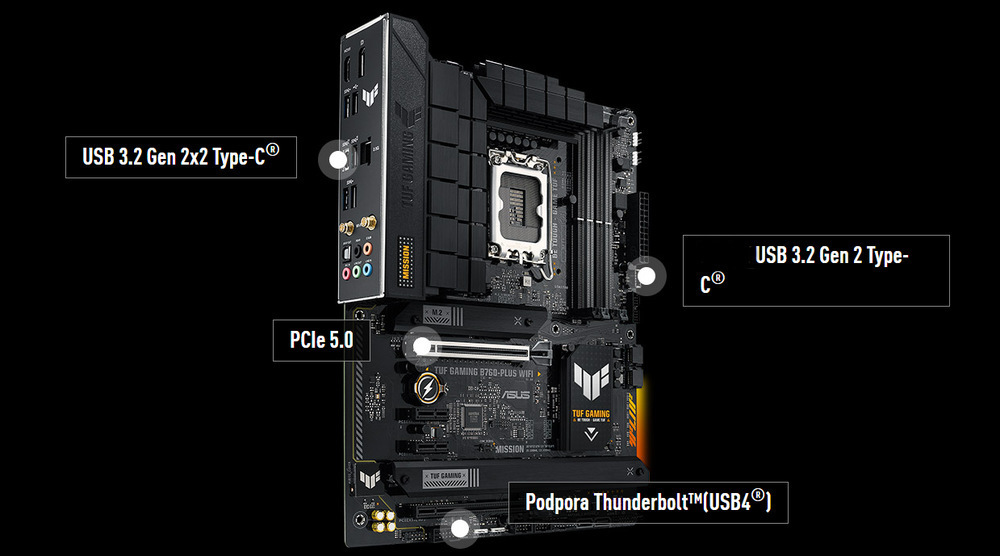 Základná doska Asus TUF Gaming B760-PLUS WIFI Základná doska Asus TUF Gaming B760-PLUS WIFI