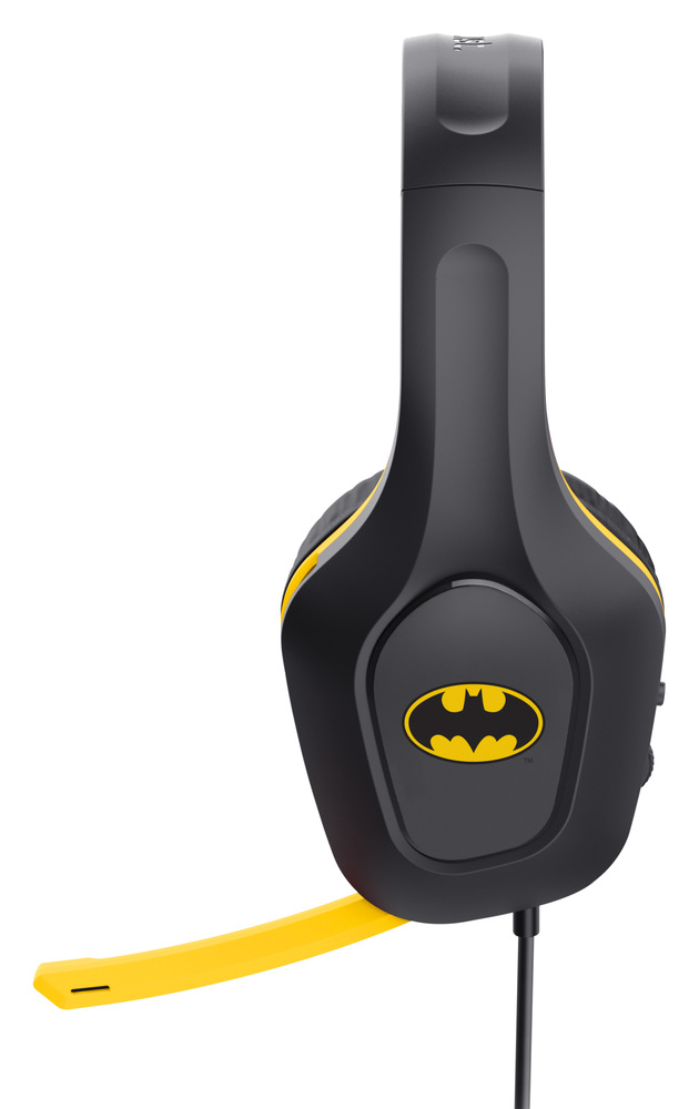 Headset Trust GXT 415BM Zirox Batman čierny Headset funguje s PC, notebookmi, konzolami PlayStation a Xbox, Nintendo Switch aj mobilnými zariadeniami