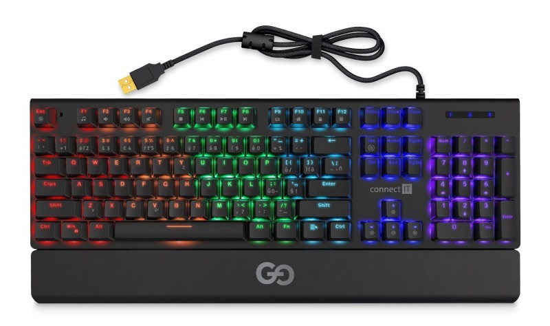 Klávesnica Connect IT GG, CZ/SK layout čierna Connect IT GG (CKB-7050-SK)
