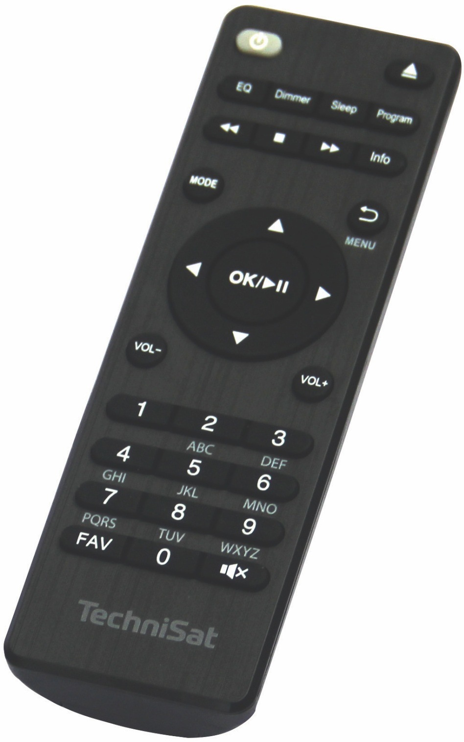 Mikrosystém TechniSat CLASSIC 800 CD IR, DAB+ a jeho diaľkové ovládanie