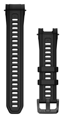 Remienok Garmin Instinct (22 mm), s kovovou prackou - čierny
