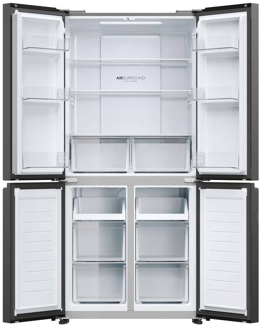 Americká chladnička Haier HCR3818ENPT čierna