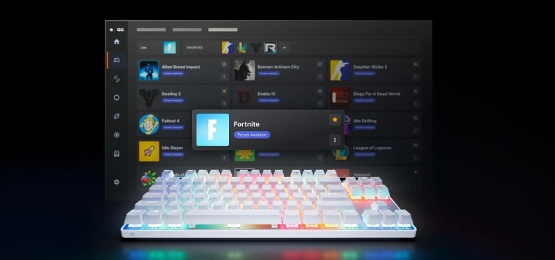 Klávesnica SteelSeries Apex Pro TKL Gen 3 US biela