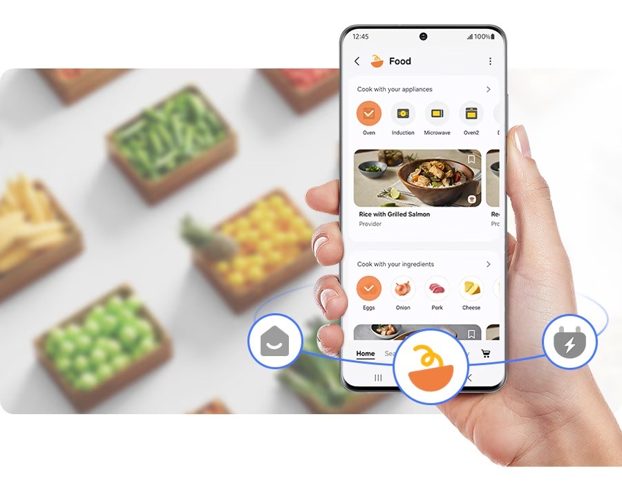 Samsung RF65DG960ESREO, NoFrost - SmartThings Food ilustračný obrázok