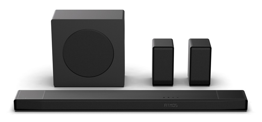 Predný pohľad na soundbar Hisense AX5140Q