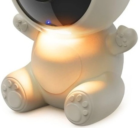 IP kamera Hama Smart Wi-Fi opatrovateľka/nočná lampička krémová Detail svetla zabudovaného do kamery Hama