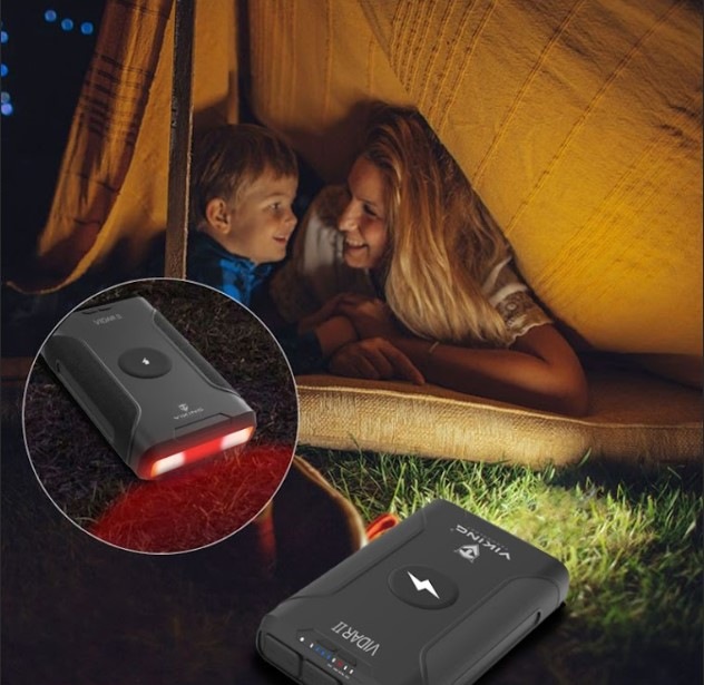 Powerbank Viking VIDAR II, 72000 mAh, bezdrôtové nabíjanie čierny Powerbank Viking VIDAR II, 72000 mAh, bezdrôtové nabíjanie čierny