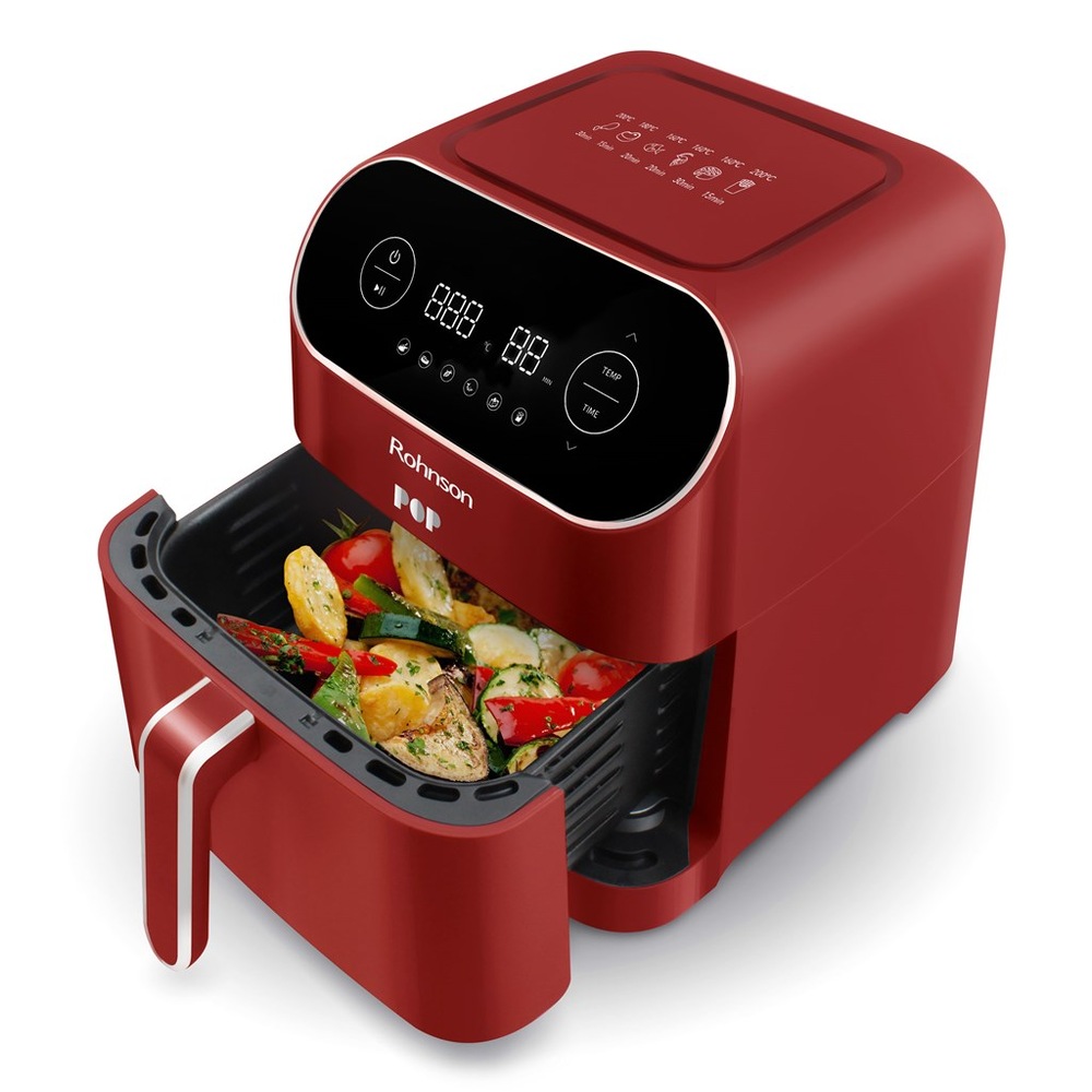 Fritéza teplovzdušná Rohnson R-2859R Red, 7 l Fritéza teplovzdušná Rohnson R-2859R Red, 7 l