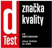 Chladnička s mrazničkou LG GBV7280CSW biela LGGGBV7280CSW_dtest