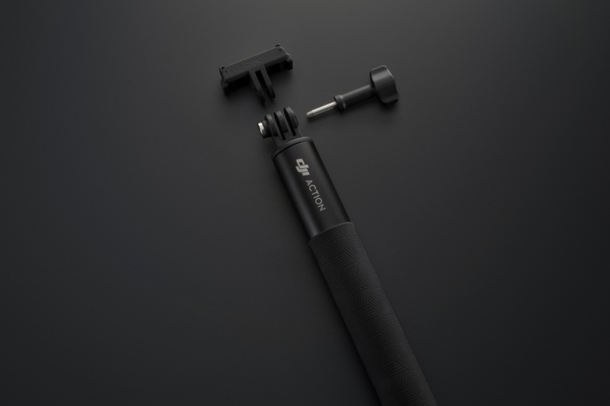 Selfie tyč DJI Osmo 1.5m Extension Rod Kit (Dual-Direction Quick-Release) čierna Detail selfie tyče DJI Extension Rod Kit
