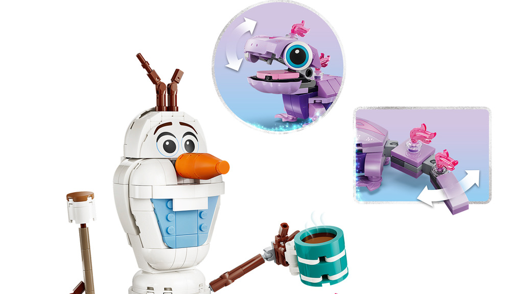 Stavebnica LEGO® │ Disney Ľadové kráľovstvo 43287 Olaf a Bruni na zábavnom pikniku Olaf a Bruni ponúknu deťom od siedmich rokov tvorivé piknikové zážitky a stanú sa ozdobou ich izbičky.