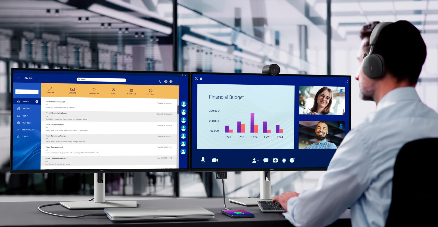 Dell Pro 27 Plus P2725DE, čierna/strieborná