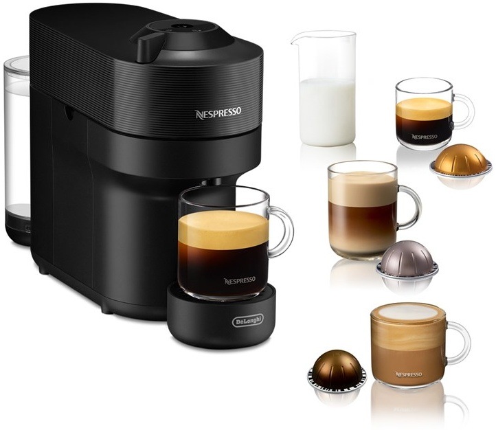 Kapsulový kávovar De'Longhi ENV90.B Bundle čierny Kapsulový kávovar De'Longhi ENV90.B Bundle čierny