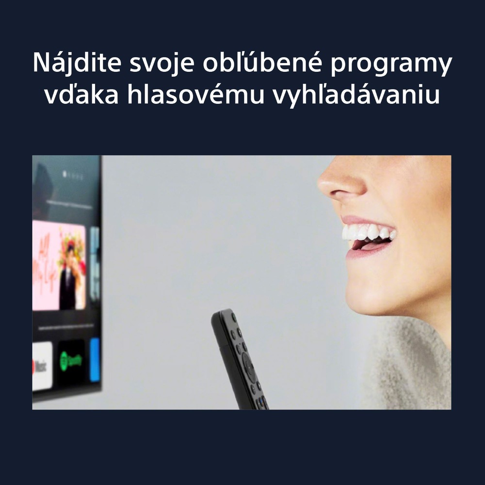 Televízor Sony KD-32W800 Televize Sony KD-32W800, čierna, hlasové vyhľadávanie