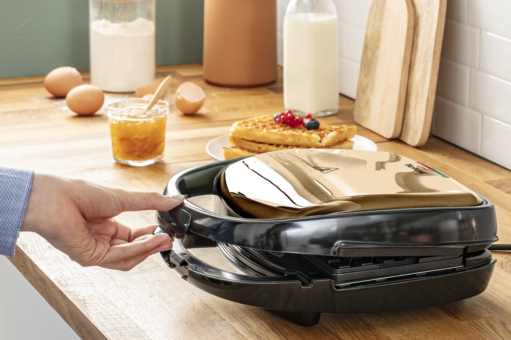 Sendvičovač Tefal SNACK TIME SW341D12 čierny/chróm