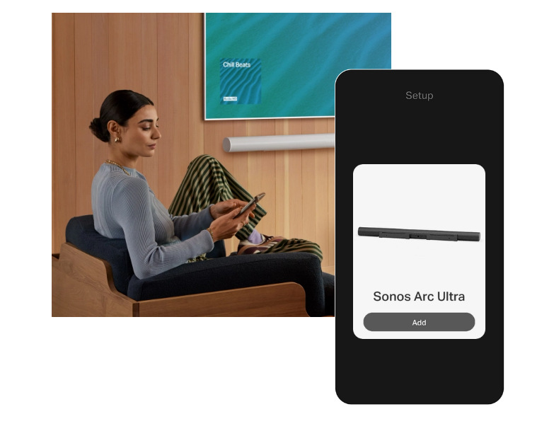Soundbar SONOS Arc Ultra biely